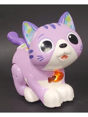 VTech Purr & Play Zippy Kitty - Interactive Cat Toy for Toddlers Tested Working